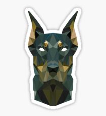 Dobermann Geo Sticker