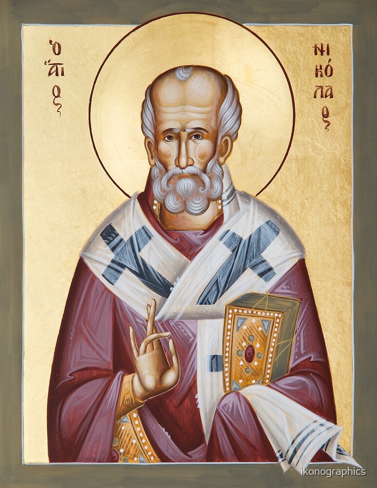 St Nicholas of Myra by ikonographics