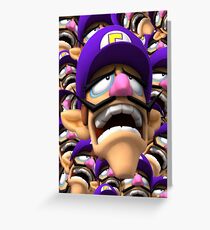 WALUIGI LOSE Greeting Card