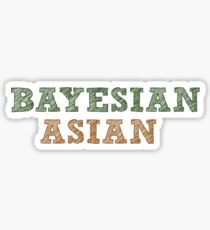 bayesian asian Sticker