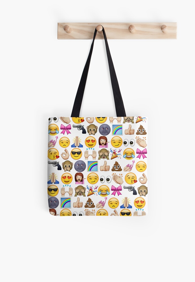 "EMOJIS ARE A GALS BEST FRIEND" Tote Bag by seashellbikini Redbubble