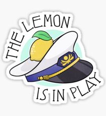The Lemon is in Play Sticker
