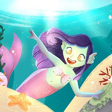 Artwork thumbnail, Summer Mermaid by Sandramartins