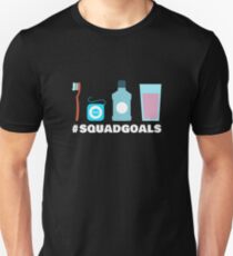 Squad Goals Dental Hygienist T-Shirt - Dentist Toothbrush Floss Unisex T-Shirt