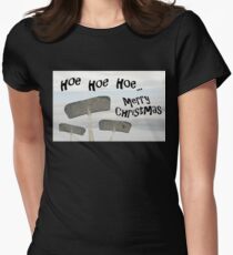 Hoe hoe hoe... Merry Christmas Women's Fitted T-Shirt