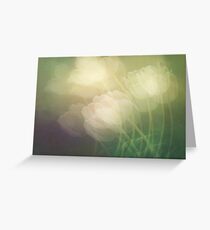 Petals in the wind Greeting Card