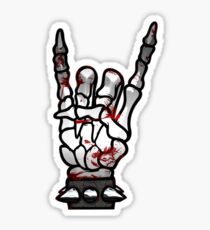 HEAVY METAL HAND SIGN - bloody ***find hidden gems in my portfolio*** Sticker