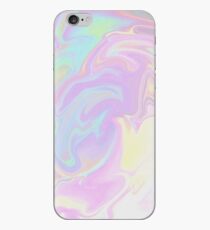Pink Cotton Candy Holographic iPhone Case