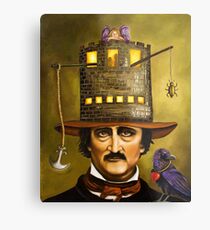 Edgar Allan Poe Metalldruck