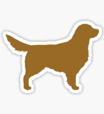 Golden Retriever Silhouette(s) Sticker
