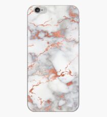 Marmor mit Roségold Streifen Telefonkastenabdeckung iPhone-Hülle & Cover