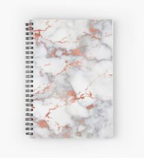 Marmor mit Roségold Streifen Telefonkastenabdeckung Spiralblock