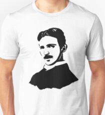 Nikola Tesla Stencil Unisex T-Shirt