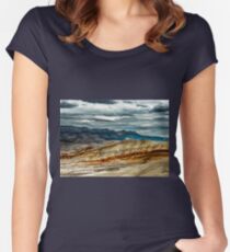 Painted Lanscape Women's Fitted Scoop T-Shirt