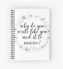 Need it to Survive Spiral Notebook