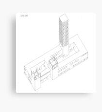 axonometric vision Canvas Print