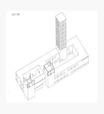 axonometric vision Photographic Print