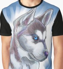 Siberian Huskies dog design Graphic T-Shirt