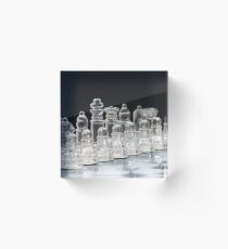 Chess 4 Acrylic Block