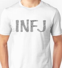 Beschreibende Wort-Wolke INFJ Slim Fit T-Shirt