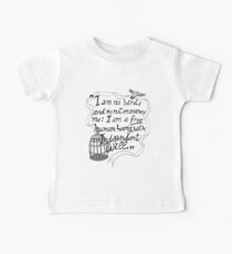 Ich bin kein Vogel // Jane Eyre Baby T-Shirt