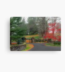 Misty Christmas Canvas Print