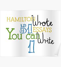 Póster Hamilton Ensayos