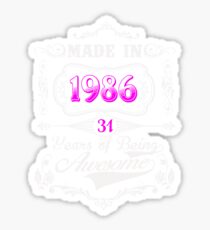 Born in 1986 Sticker