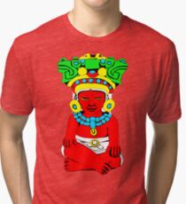Sitting Indian Tri-blend T-Shirt