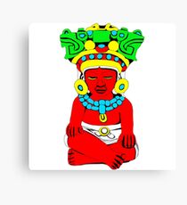 Sitting Indian Canvas Print