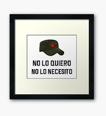 Fidel Framed Print