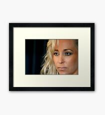 Blond Woman Framed Print