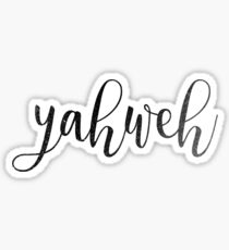 Pegatina Yahweh
