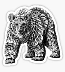 Ornate Bear Sticker