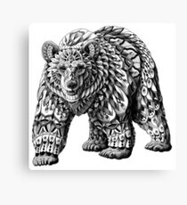 Ornate Bear Canvas Print