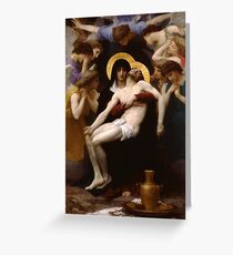 pieta ( william adolphe bouguereau ) Greeting Card