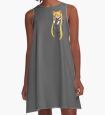 Little Pocket Moon A-Line Dress