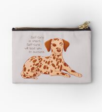 "Self-Care is Smart" Dalmatian Pup Studio Pouch