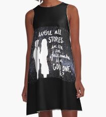 we're all stories in the end A-Line Dress