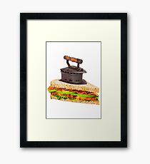 Ironic Sandwich Framed Print