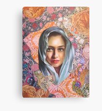 Golden Blue Canvas Print