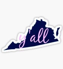 Virginia - Home of Y'all Sticker