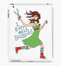 I Run With Scissors iPad Case/Skin