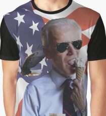 Joe Biden Loves America & Ice Cream Graphic T-Shirt