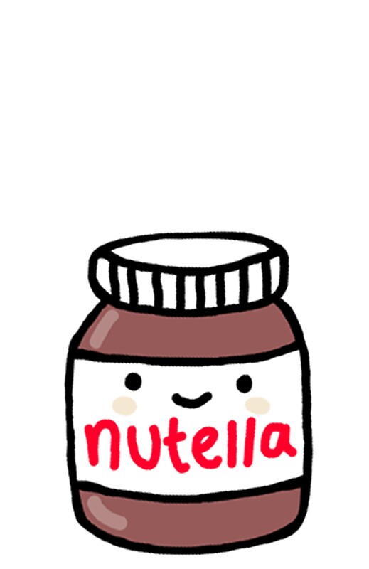 "Nutella Cartoon" Stickers by sianelisha | Redbubble