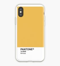 Vinilo y funda para iPhone Caja del teléfono Pantone Universe - Mimosa 14-0848