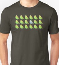 Lucky Parakeet Bird Unisex T-Shirt