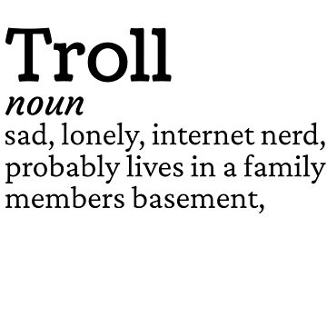 Internet Troll Definition, Funny Troll Joke | Poster
