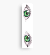 Green eyes Metal Print
