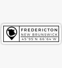 Fredericton Sticker